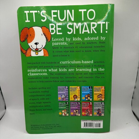 Brain Quest Grade 3 Workbook Paperback - Picture 2 of 4